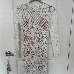 White Lace Dress (Selfie Leslie)